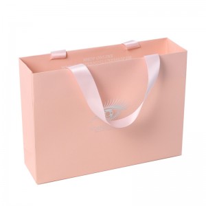 Bolsas de compras de manejo de cuerdas personalizadas Ropa de embalaje